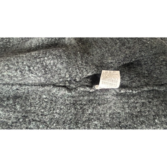 Lanvin Collection Boiled Wool Sweater Coat Gorgeous Lace Edge Button Down - Picture 11 of 16